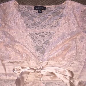 bebe Tops - Bebe boudoir lace feminine top bebe Tops - Bebe boudoir lace feminine top